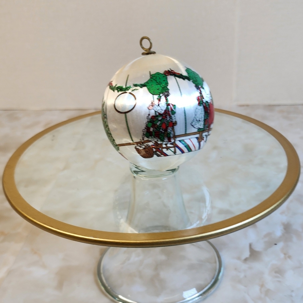Vintage Holly Hobbie Satin Ornament